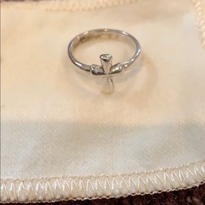 James Avery cross ring size 6